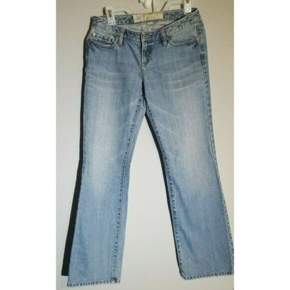 Ann Taylor Loft Womens Premium Slim Boot Light Wash Denim Blue Jeans 4 - Picture 1 of 8